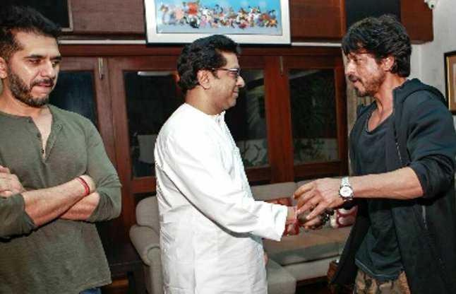राज ठाकरे से मिले शाहरुख खान